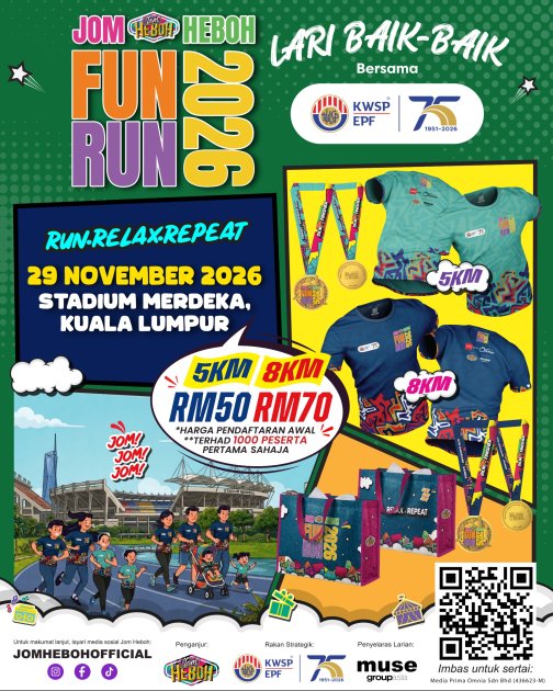Jom Heboh Fun Run Kuala Lumpur 2026