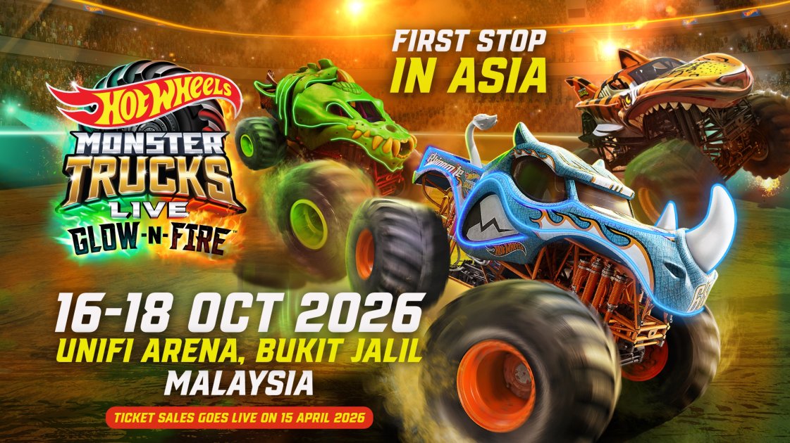 Hot Wheels Monster Trucks Live Glow-N-Fire