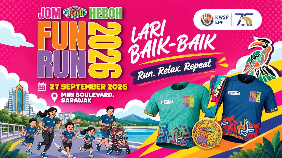 Jom Heboh Fun Run Miri 2026