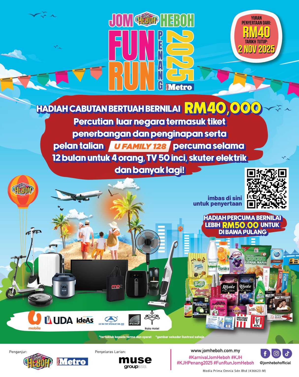 Jom Heboh Fun Run 2025 — 09 Nov 2025