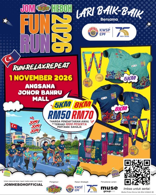 Jom Heboh Fun Run Johor 2026